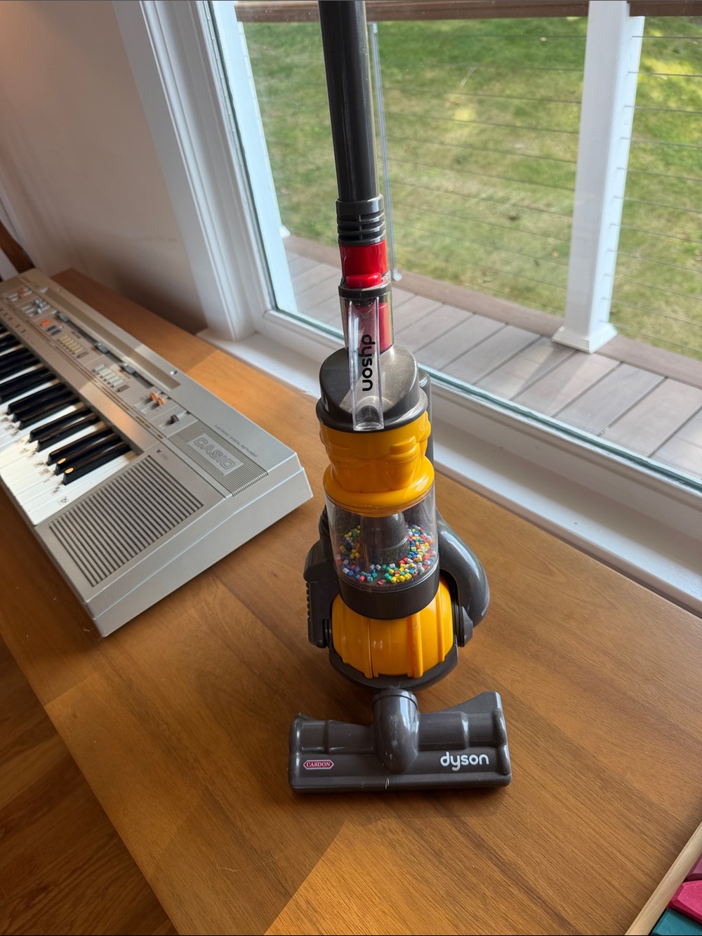 Dyson Kids Toy Vacuum in Yellow, Gray and Red